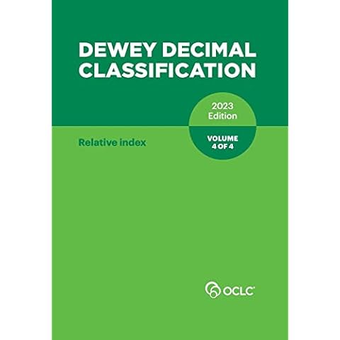 Dewey Decimal Classification, 2023 (Relative Index) (Volume 4 of 4) Cover