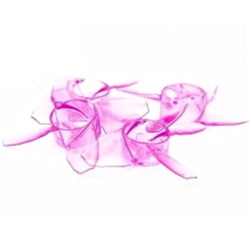 Hélices 40mm 4 pales violettes 4CW 4CCW pour mini drone de course FPV indoor