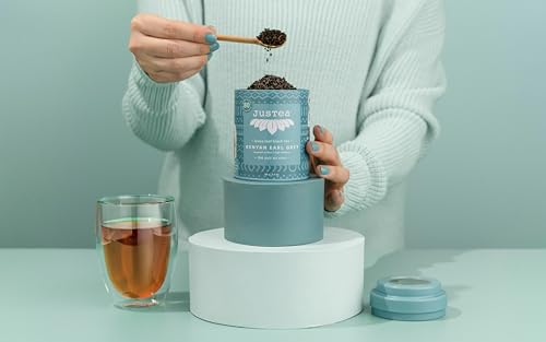 JusTea Kenyan Earl Grey Loose Leaf Black Tea