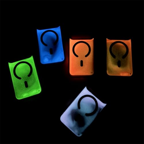 Coque magnétique iPhone 13 Pro sable mouvant lumineuse légère verte - 7