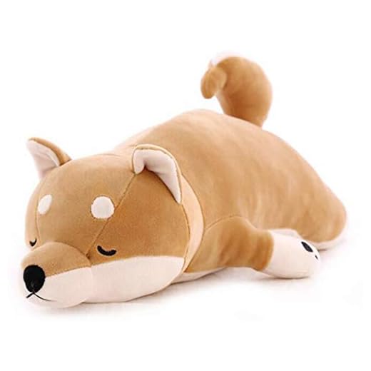 30'' Shiba Inu Plush Stuffed Animal Dog Plush Pillow Hugging Pillow Sleeping Comfort Cushion Soft Plush Toy