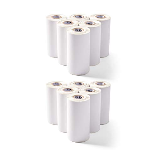 Zebra Technologies 10023377 Z-Perform 1000D Paper Label, Direct Thermal, Value Uncoated, Permanent Adhesive, 4