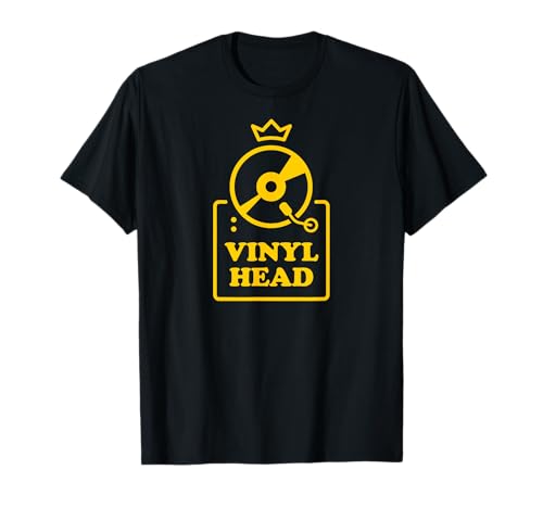 Testa in vinile - Collezionista di dischi in vinile Maglietta