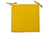 Soleil d'ocre Cojín para Silla Impermeable 40 x 40 x 5 cm Outdoor Amarillo