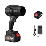 Osharebazaar Blower, Turbo Jet Blower, Cordless Turbo Super Power Air Duster, Super Powerful Cordless Blowers Jet Dry Car Drying (Black)