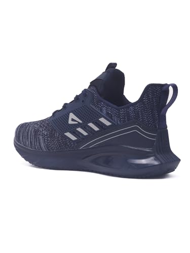 Image of Impakto Gravity Running Shoes for Men | Lightweight & Breathable Sports Shoes | Soft Cushioned Insole | Anti Skid EVA Sole | Laceup Shoes for Jogging, Walking, Gym & Casual Outings