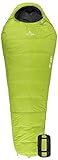 TETON Sports Leef Mummy Sleeping Bag - Lightweight Sleeping Bag for Backpacking, Camping, and Hiking - Cold-Weather Sleeping Bag - Camping Accessory with Drawstring Compression Sack - Long 20℉, Green
