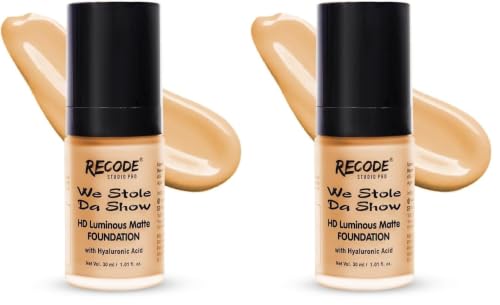 Image of Recode HD Luminous Matte Foundation | 30 ML | 04 | HINDUSTAN (Pack of 2)