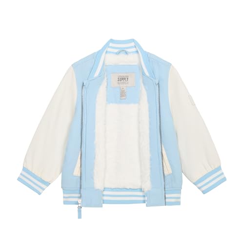 LONDON FOG Boys' Sherpa-Lined Midweight Varsity Jacket2