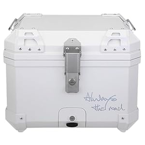 Motorcycle Top Case Tail Box Aluminum Alloy Pu Leather Inner With Security Lock, Waterproof Motorcycle Trunk For Storage 45L 7 31ve7+toiml. sl500 . ss300