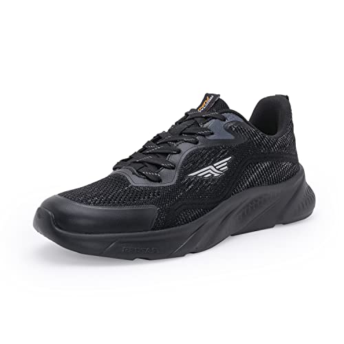 Image of Red Tape Men Black Walking Shoes