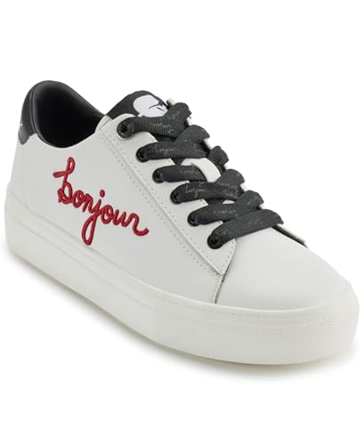 Image of Karl Lagerfeld Women's Cate Sayings Everyday Lace Up Sneaker