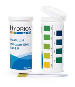 Hydrion (9400) Spectral 5.0-9.0 Plastic pH Strips 6 Vials