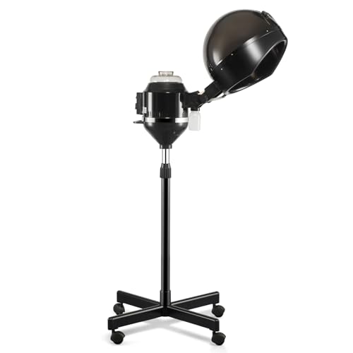 Artist hand Professional Hair Steamer for Deep Conditioning, Height-Adjustable Standing Hair Steamer...