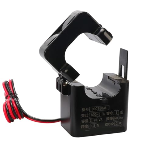 Transformador de corriente con nucleo de ferrita dividido CA tipo abierto sensor OPCT50AL 3
