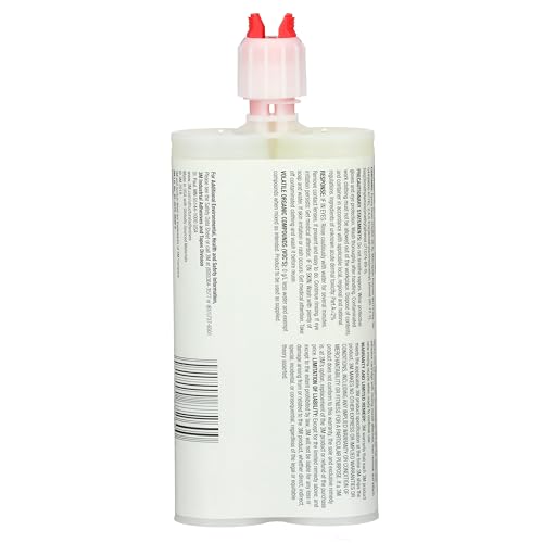 Image of 3M Scotch-Weld Epoxy Adhesive DP100, Clear, Two-Part Fast Cure Rigid Epoxy, High Shear Strength, High-Flow, Low Viscosity, Self-Leveling, 200 mL (6.76 fl oz) Duo-Pak
