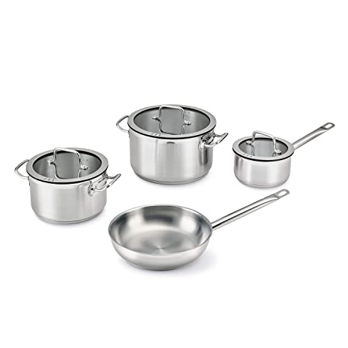 Berghoff - Ensemble de cuisine inoxydable 7 pièces, compatible lave-vaisselle, durable