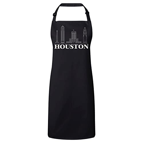 Tablier cuisine premium noir pour vos barbecues et recettes au style des États-Unis