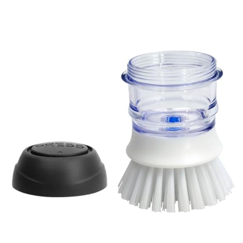 Image of CELOX Dish Brush with Soap Dispenser for Pot Pan Sink Cleaning
