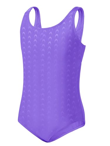 Image of Girls' One Piece Swimsuit Athletic Youth Girl's Swimsuit Kids Racerback Swimwear Thick Strap Beach Bathing Suit