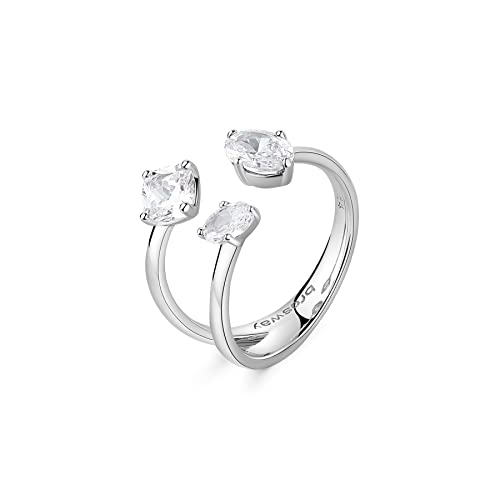 Bague femme anneau argent sterling Brosway Fancy FIW19B taille 14 infinite white précieux