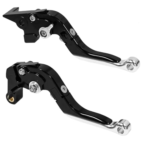 Rawsomes Motorcycle Brake Clutch Levers Folding Extendable Adjustable CNC Levers Fit for MT07 FZ07 2014-2023, FJ09 FZ09 MT09 Tracer 2015-2020,Tenere 700 2019-2023, XSR700 2016-2023, XSR900 2016-2021 Cover