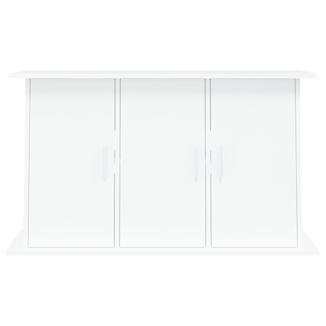 Foto 6 de 8 de Iiaky Soporte para Acuario Madera de ingeniería Blanco 101x41x58 cm Mueble Acuario Peceras