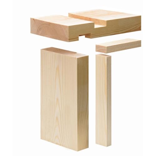 Image of Snowdon Timber, Whitewood Door Lining Set, 2 Pack, (L) 2.1m (W) 131mm, (T) 27mm, Timber Internal Door Casings