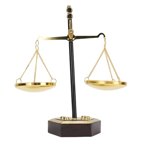 Báscula de equilibrio decorativa vintage de metal resistente para la entrada de casa 4