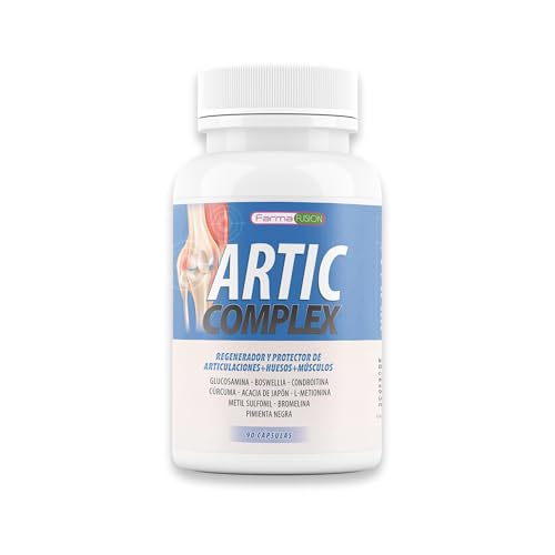 Cúrcuma Con Glucosamina, Condroitina y Colágeno, elimina el Dolor En Músculos, Articulaciones y Huesos, Potente Antiinflamatorio Con Acción Analgésica, Repara las Articulaciones, 90 Cápsulas
