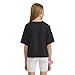 Converse Girls' Graphic T-Shirt and Scrunchie, Black, Small
