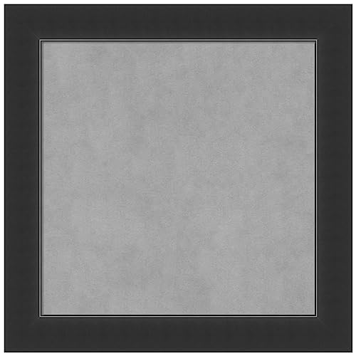 Amanti Art Black Framed Magnetic Board, 25x25, Modern Office Decor