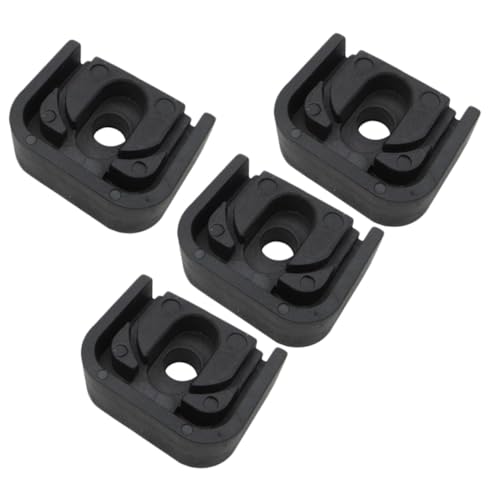 EPIGEIST 4pcs Heavy Duty Rubber Vibration Isolation Mats Anti-vibration Pads for Air Conditioner Outdoor Units Shockproof Base for Noise Reduction and Stability