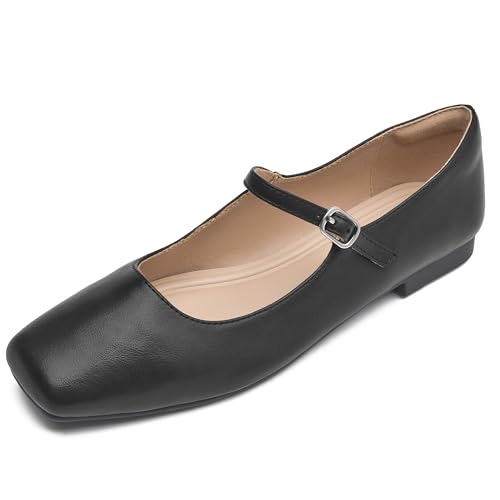 WONDERWAY ���f�B�[�X �����[�W�F�[���V���[�Y�A�X���b�|�� �A���N���X�g���b�v�h���X �t���b�g�V���[�Y, �u���b�N, 26.0 cm