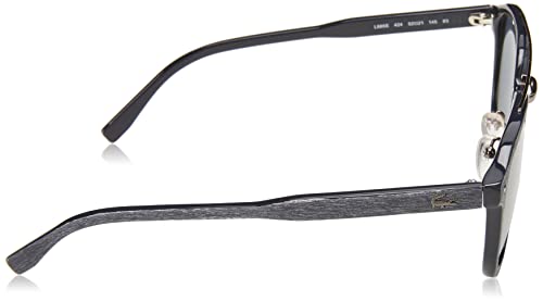Lacoste Men's L885S Square Sunglasses, Blue/Solid Blue, 52 Mm #TOP2