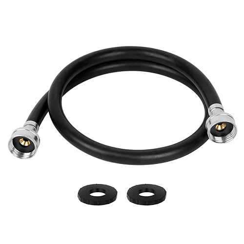 KAINGA 3 FT Washing Machine Hose, EPDM Rubber Washer Hose Supply Line with 3/4