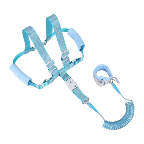 Youding Arnés para niños con correa - correa de muñeca antipérdida | Correa de seguridad ajustable anti pérdida reflectante con cerradura para paseos al aire libre Accesorios de seguridad para niños