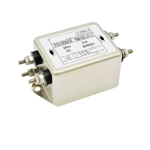 Filtro de alimentación CC atenuador de interferencias magnéticas 250V 2