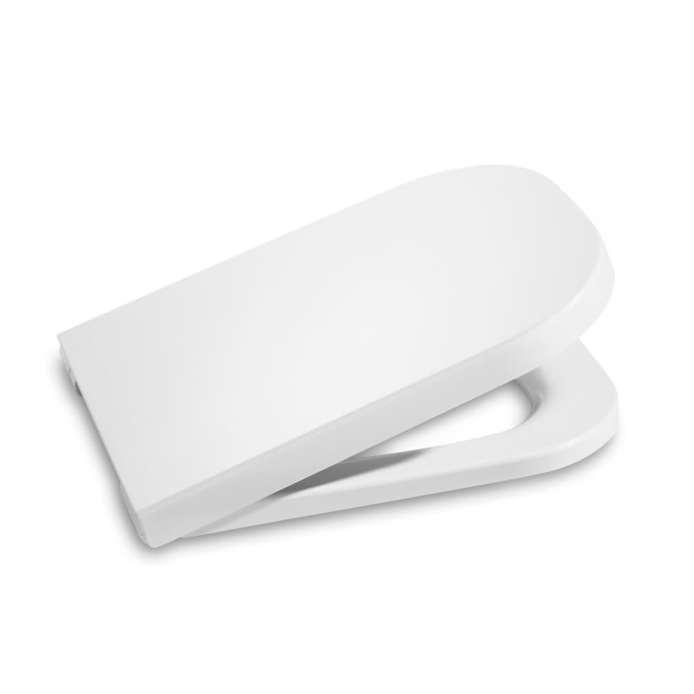 ROCA Pack Cuvette WC THE GAP suspendue sans bride - abattant frein chute - Blanc