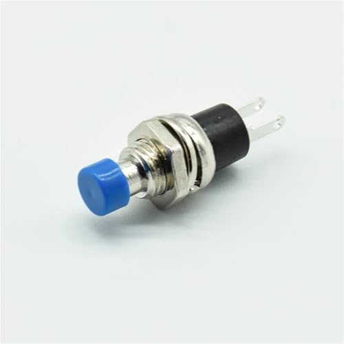 Pulsador momentáneo de 7mm con reset automático NO para control preciso de corriente