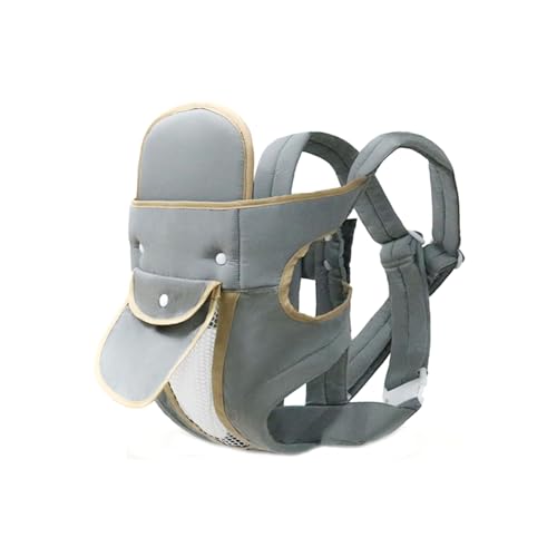 4-in-1 Baby Carrier Newborn to Toddler, Infant Carrier Ergonomic Adjustable Holder Portable Convertible Front and Back Backpack Carry for Infants Toddlers Babies 8-45 Pounds (Silver Grey)