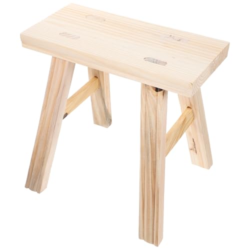 Tabouret hauteur 22 cm dans l'entrée pour changer de chaussures facilement
