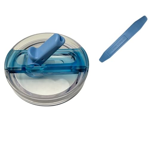 Effonek ウォーターカップアクセサリー 新型スタンレープロ用密閉漏れ防止蓋 (ブルー,20oz591ml)