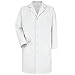 Red Kap Men's Size Exterior Pocket Original Lab Coat, White, 42 Tall