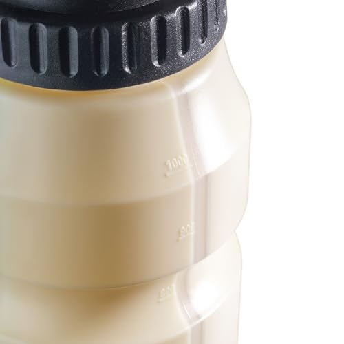 Image of Cannon Sports 1 Liter Sports Water Bottle, BPA-Free, 34 Oz Capacity, Large Mouth, 2 lids (Straw and Squeeze), Great For Helmet Sports Such As Hockey, Lacrosse, Football, Boxing (Natural)