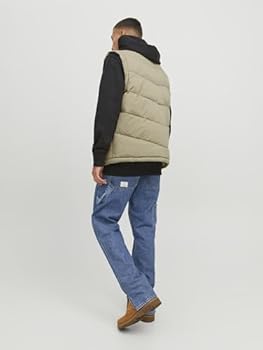 Jack & Jones Sleeveless Jacket Puffer Beige 12280973