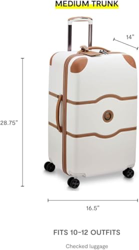 Image of DELSEY PARIS Chatelet AIR 2.0 73 CM Trunk Check -in Polycarbonate 8 Spinner Wheels Global Warranty 10 Years Hardside Trolley Bag /Suitcase /Lugguage /Anti-Scratch /Zip SECURITECH 2-Angora