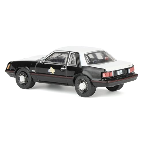 Modelo a escala 1:64 Mustang SSP 1982 Greenlight miniatura 4