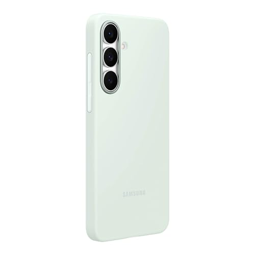 Image of SAMSUNG Galaxy S25 FE Silicone Phone Case, Colorful Phone Cover, Functional, Comfortable Design, Easy to Hold, US Version, Mint