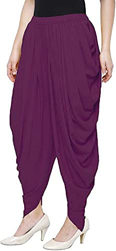 kbnbj Women's Rayon Stylish Loose Fit Dhoti Pant-picture-36